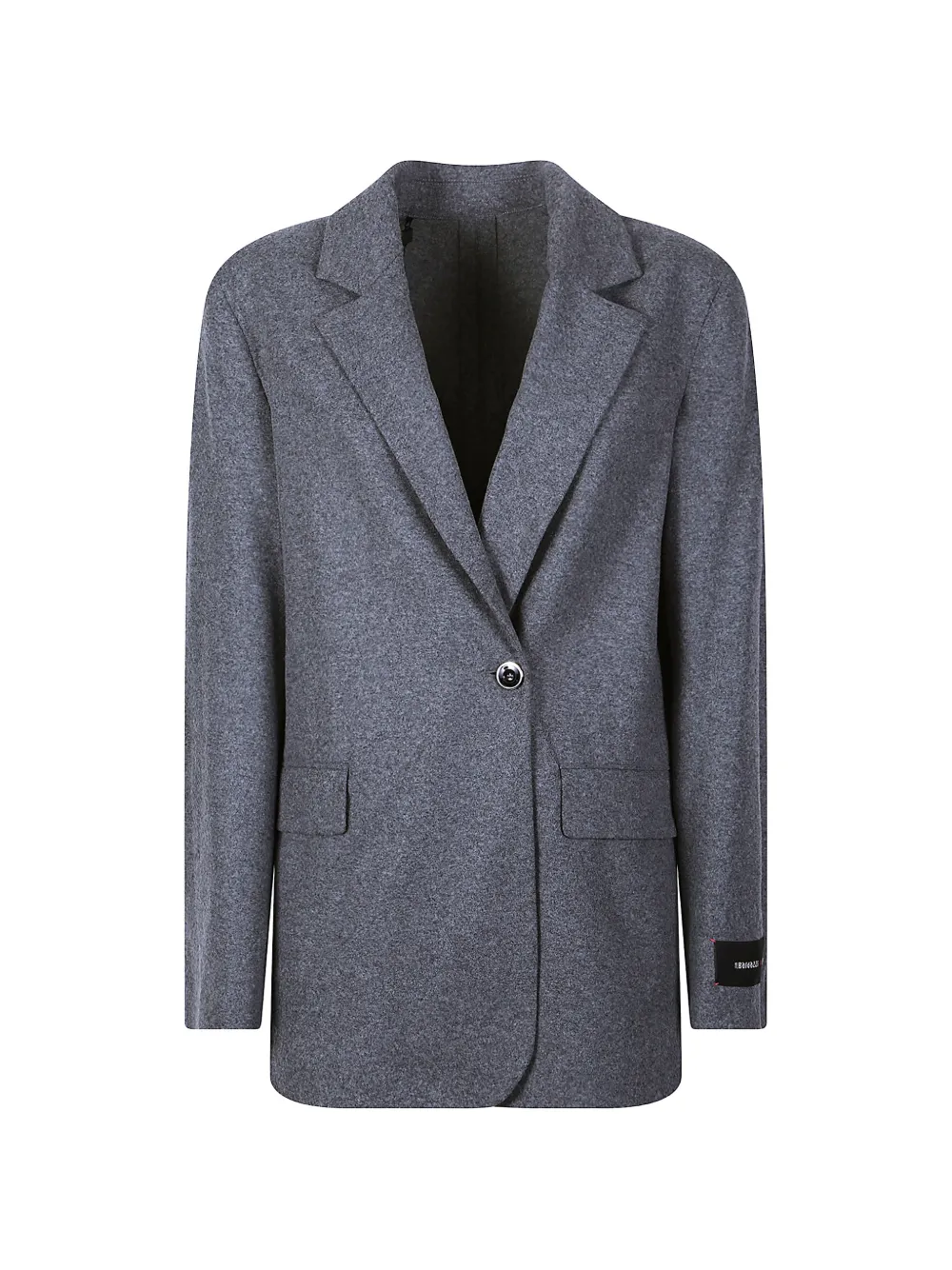 PINKO single-breasted notched-lapels jacket - Grau
