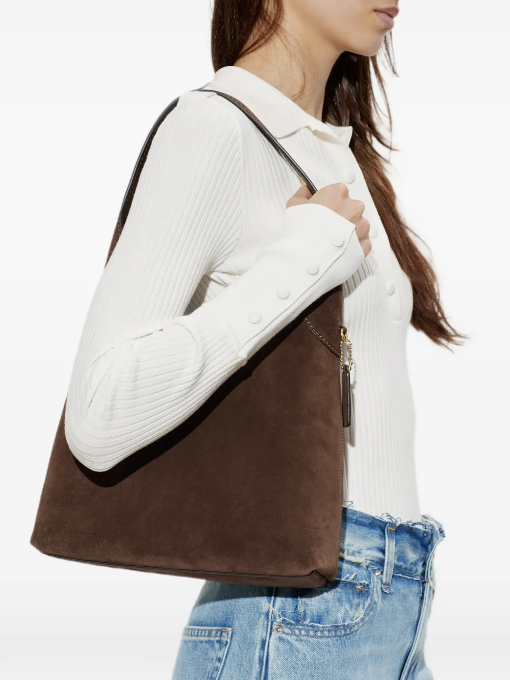 Coach Brooklyn 28 schoudertas Bruin