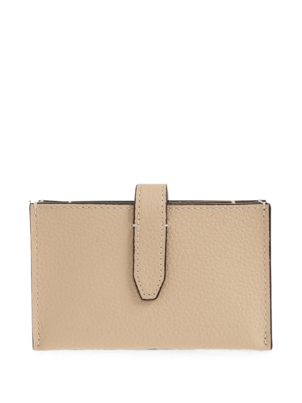 Tod's Timeless portemonnee van bewerkt leer Beige