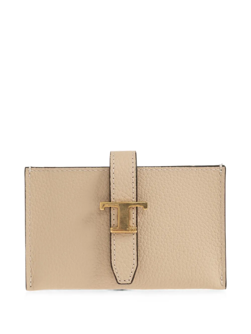 Tod's Timeless grained leather wallet - Toni neutri