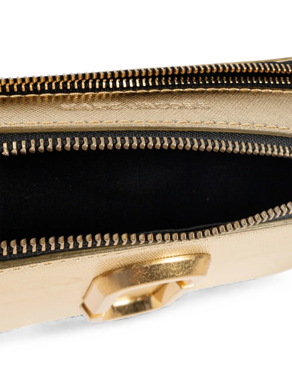 Marc Jacobs Snapshot leren schoudertas Goud
