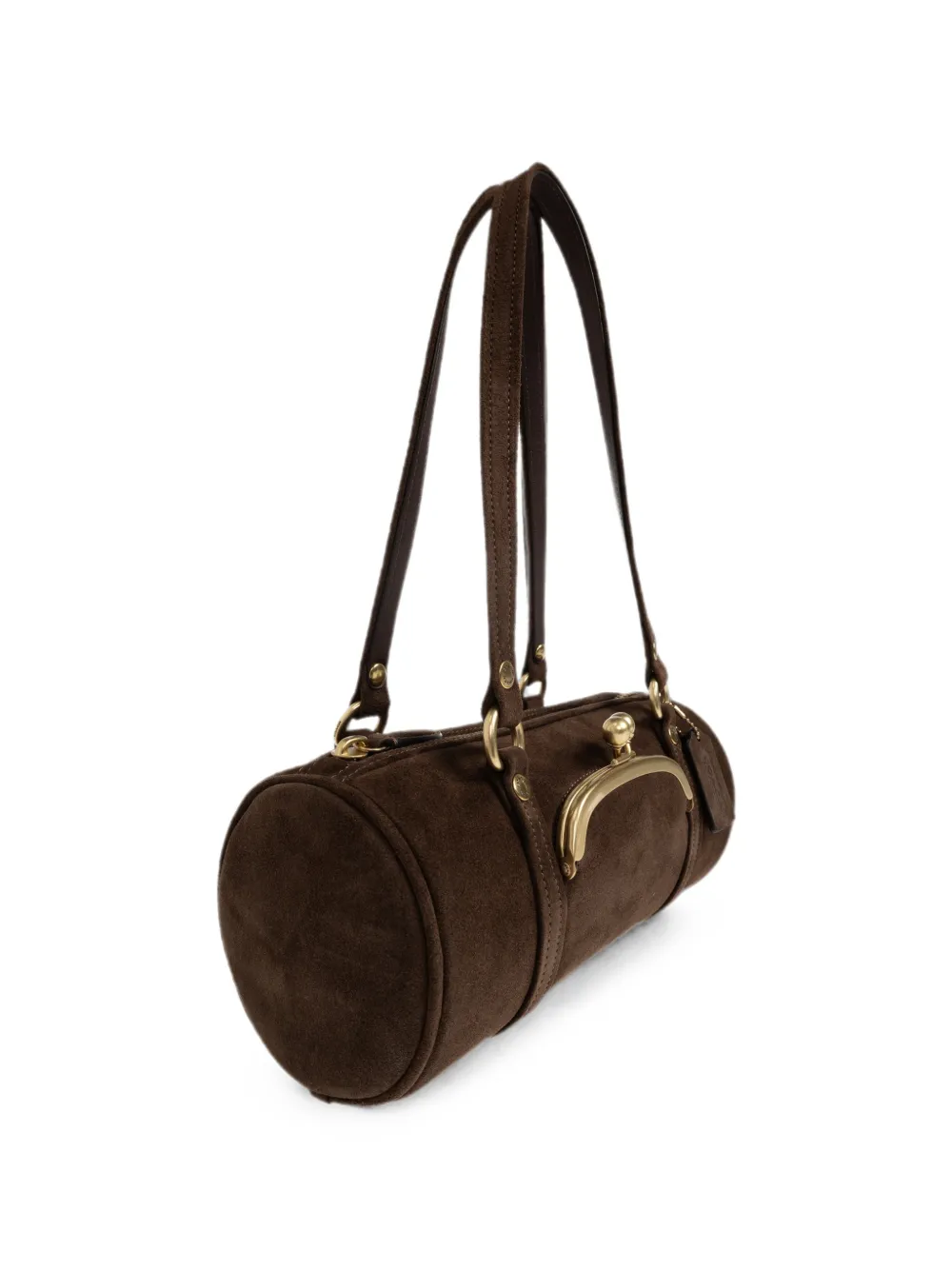 Coach Kisslock Barrel 28 tas Bruin
