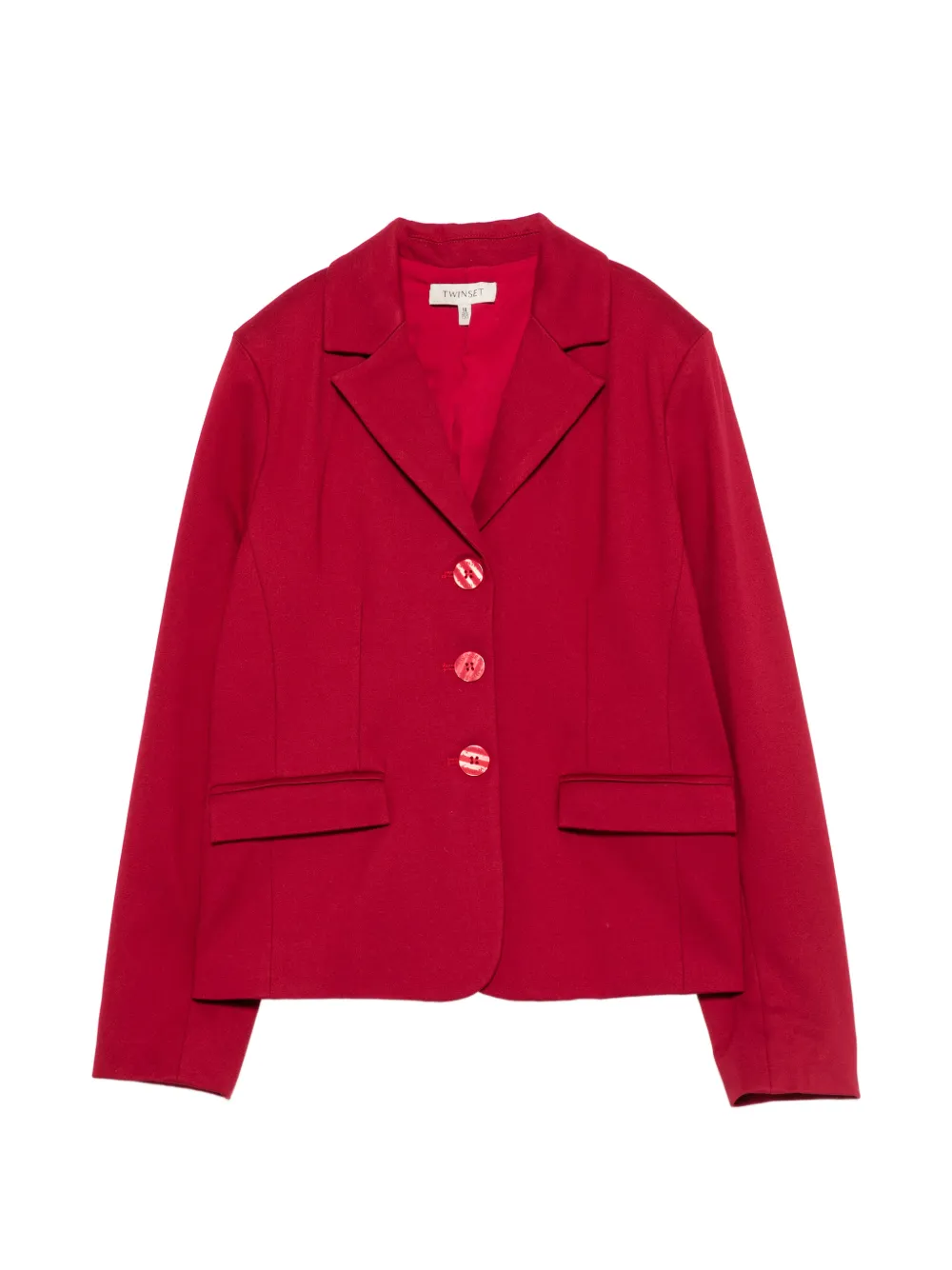 TWINSET Kids notched-lapel single-breasted blazer - Rot