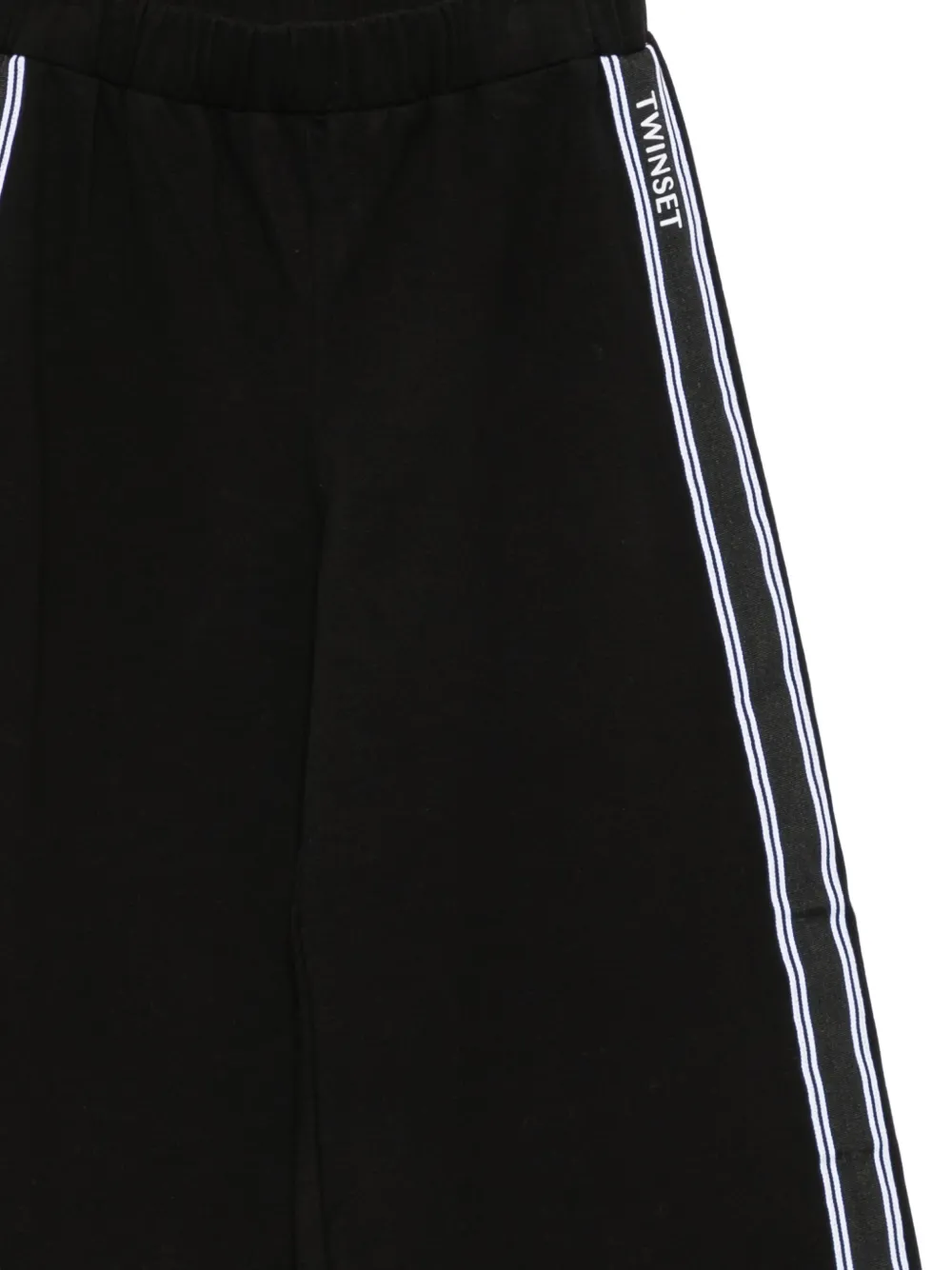 TWINSET Kids Trainingsbroek met logoband Zwart