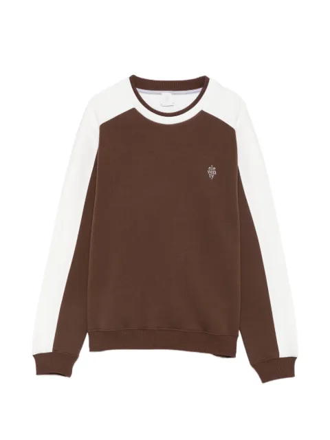 Eleventy Kids raglan-sleeve logo-embroidered sweater