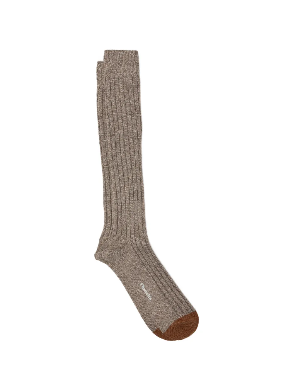Church's Melierte Socken aus Rippstrick - Nude