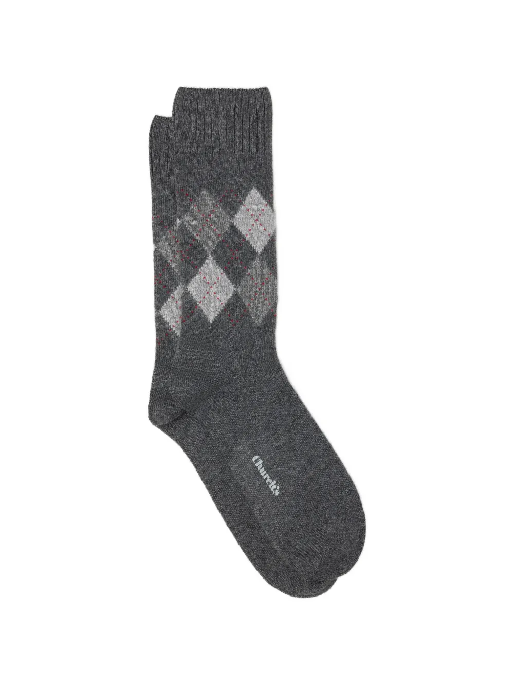 Church's argyle-pattern socks - Grau