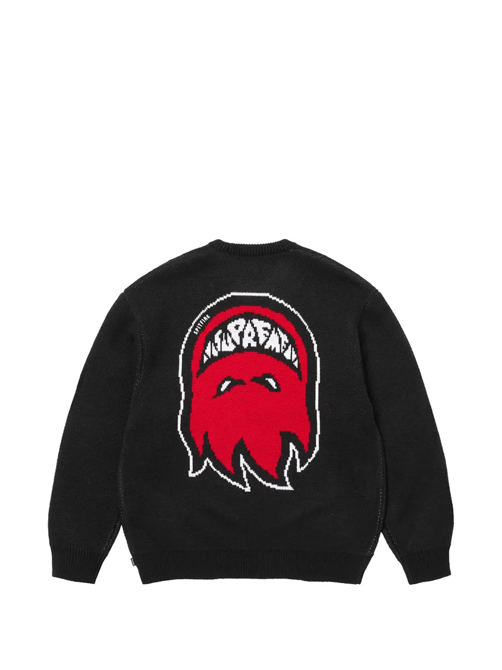 Supreme x Spitfire® intarsia-knit Sweater | Black | FARFETCH JO
