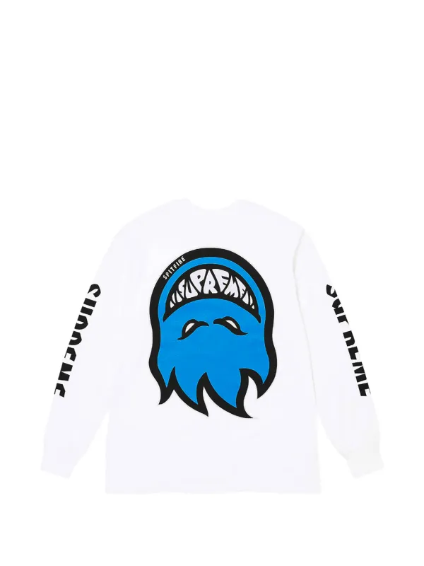 Supreme x Spitfire logo-print Sweatshirt | White | FARFETCH