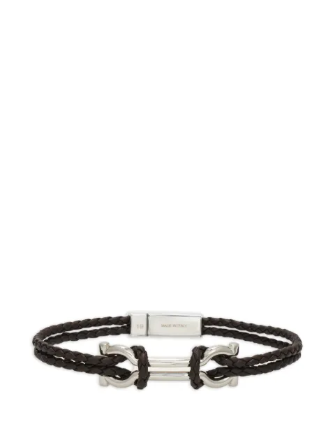 Ferragamo Gancini braided bracelet
