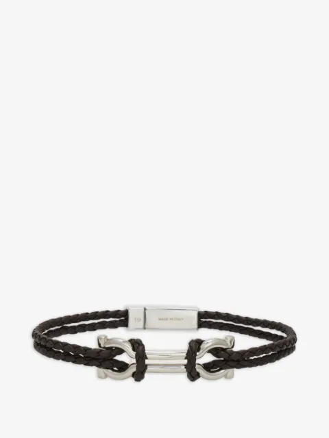 Ferragamo Gancini braided bracelet
