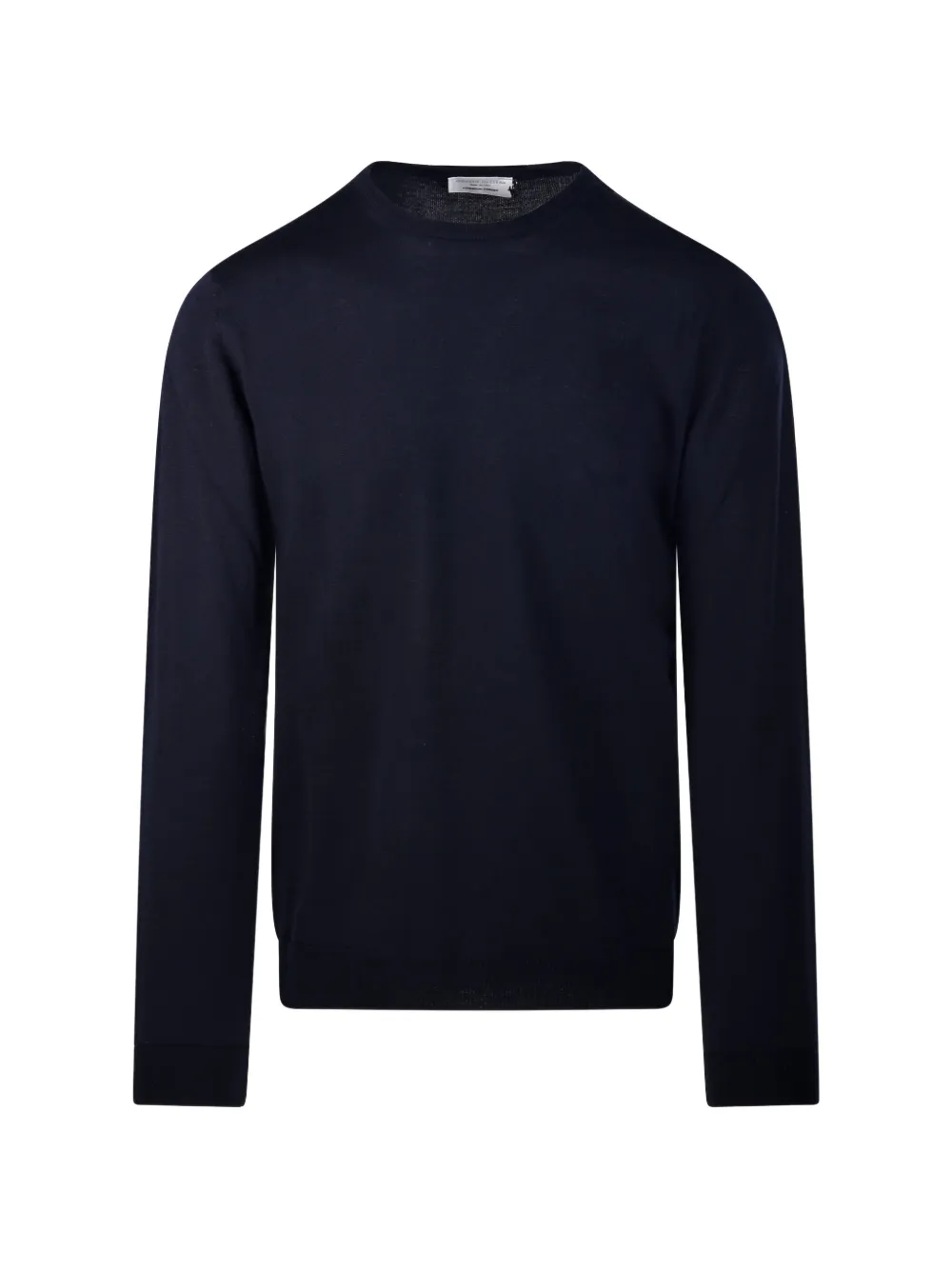 Roberto Collina crew-neck ribbed-trim sweater - Blau
