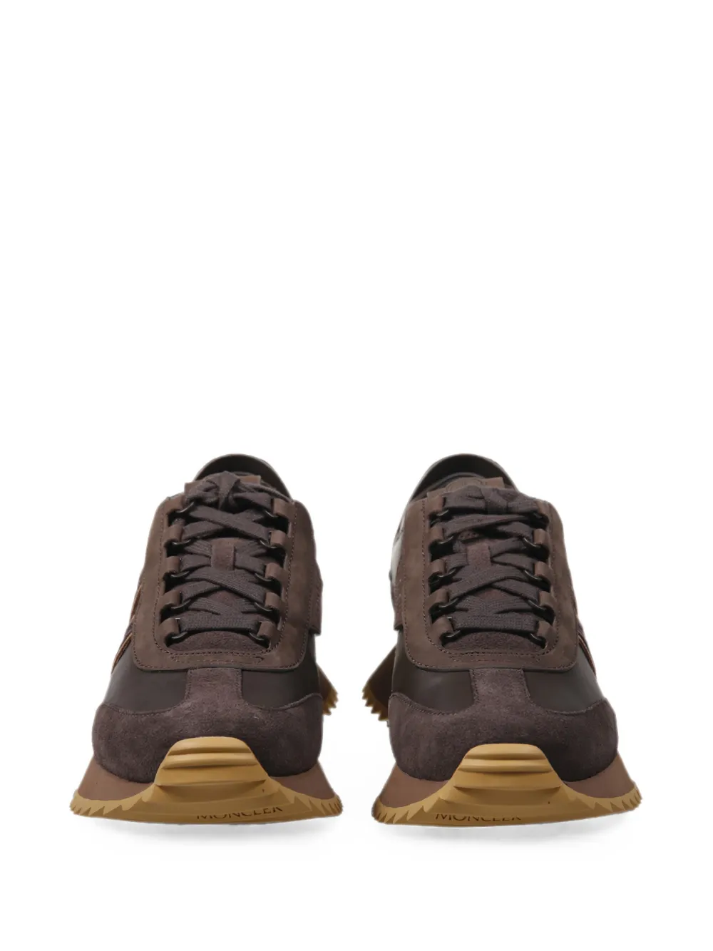 Moncler Pacey2 panelled logo-debossed sneakers Bruin