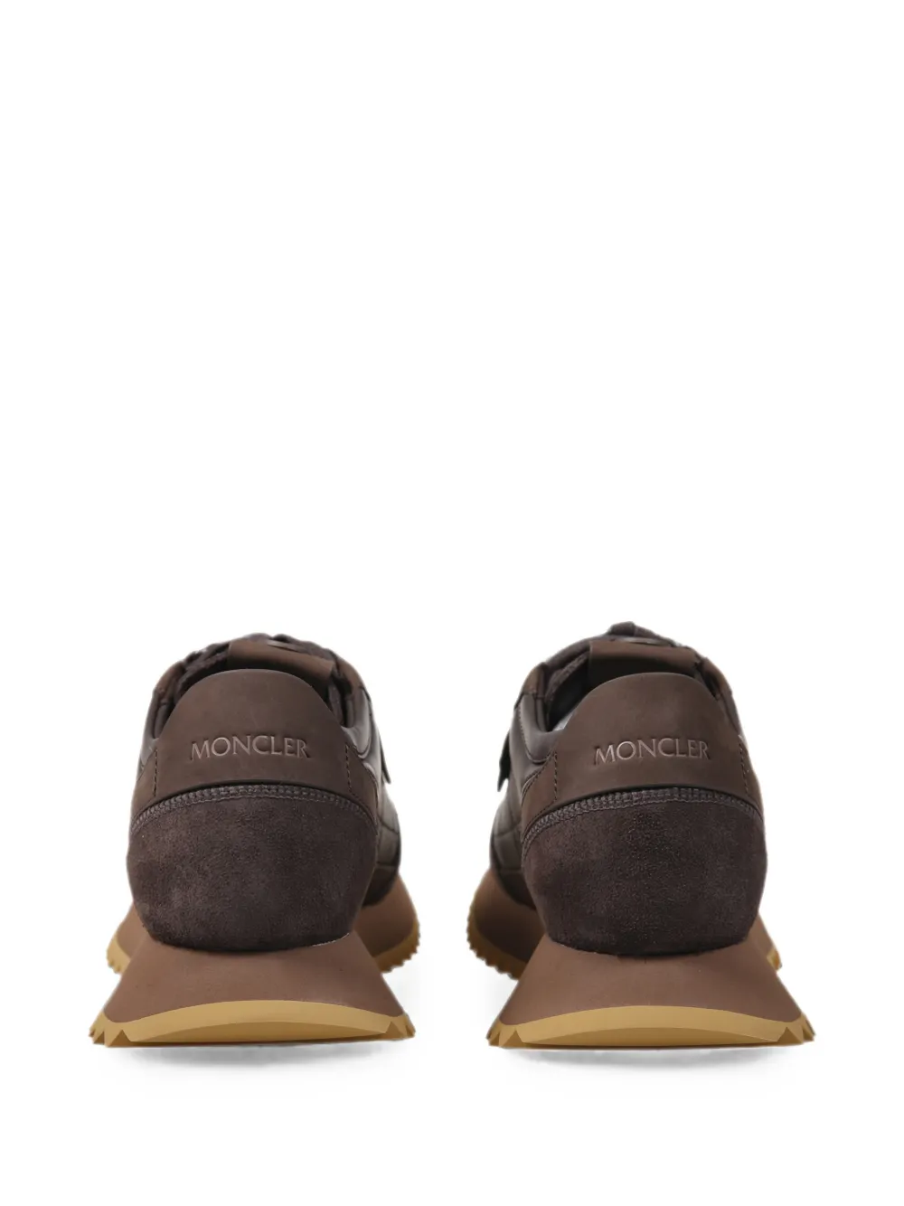 Moncler Pacey2 panelled logo-debossed sneakers Bruin