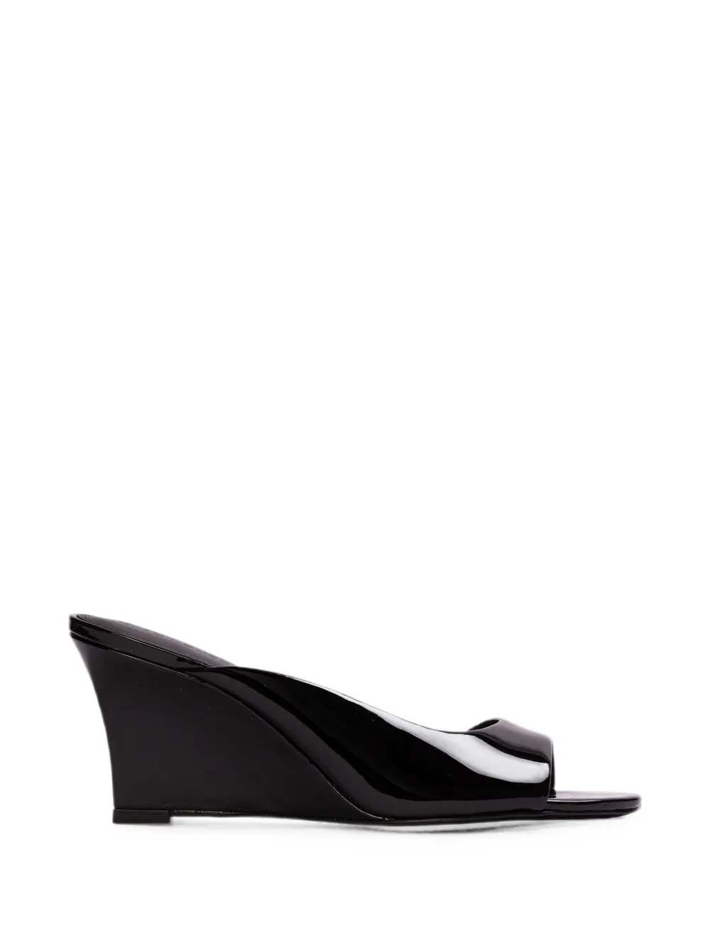 BLACK SUEDE STUDIO Arisha wedge mules Zwart
