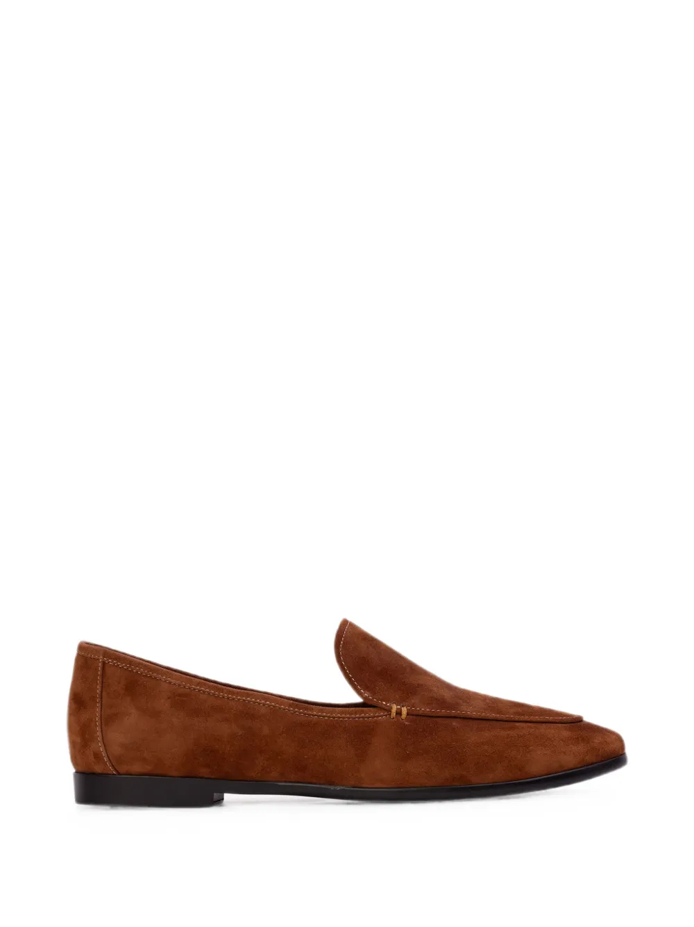 BLACK SUEDE STUDIO Allie suede loafers - Marrone