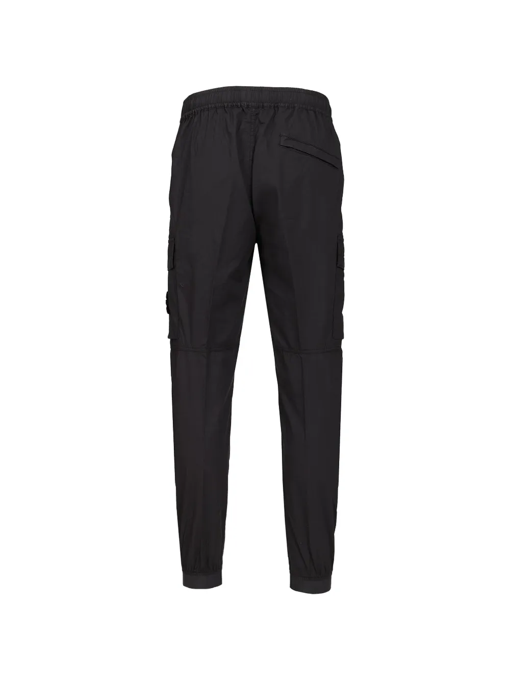 Stone Island Cargo broek met logopatch Zwart