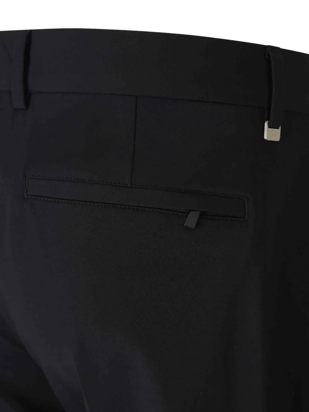 PT Torino Pantalon met logoplakkaat Zwart