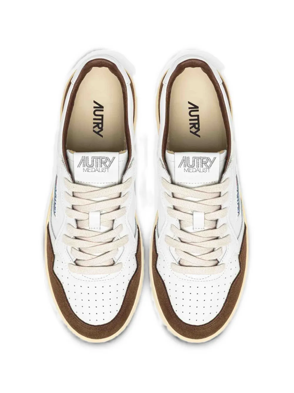 Autry Medalist leather sneakers Wit