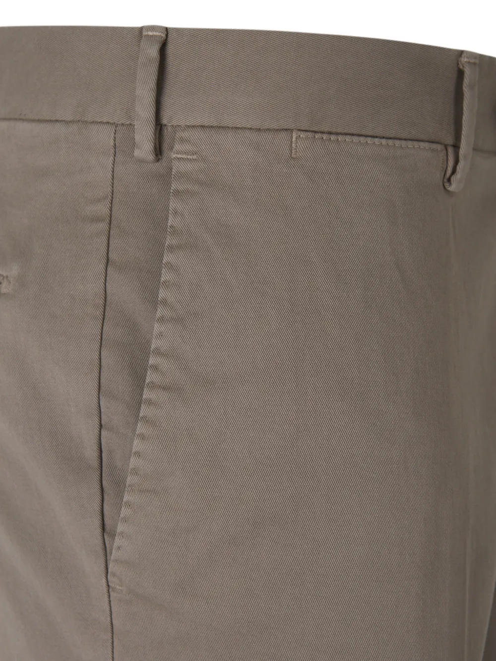 PT Torino logo-plaque slim-fit trousers Bruin