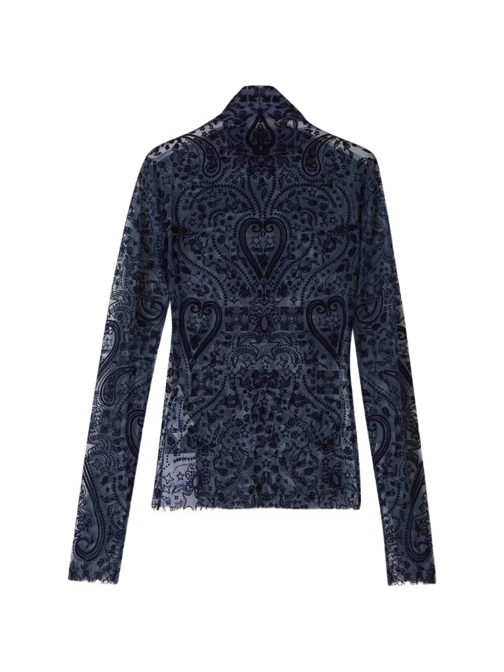 Off-White Top met patroon Blauw
