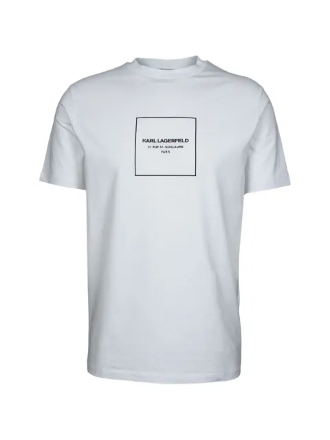 Karl Lagerfeld playera con logo estampado