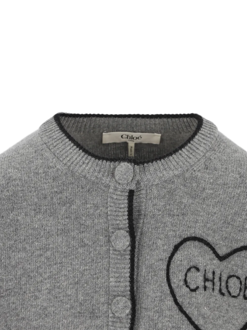 Chloé Vest met applicatie Grijs