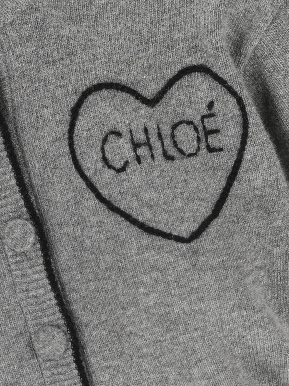 Chloé Vest met applicatie Grijs