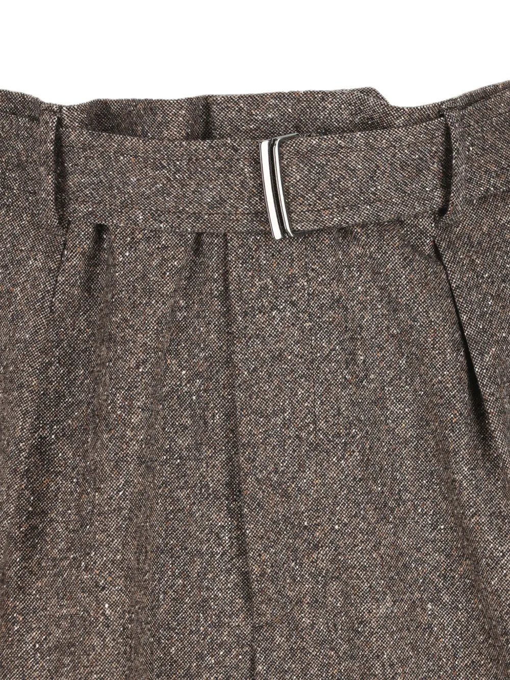 Tagliatore Plooibroek met ceintuur Bruin