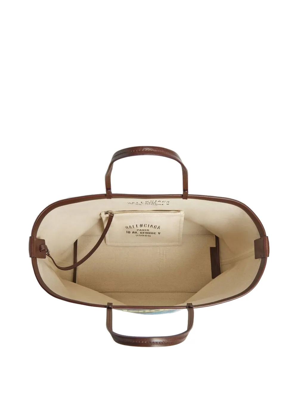 Balenciaga Select Tote Bag Large in Brown, view 4