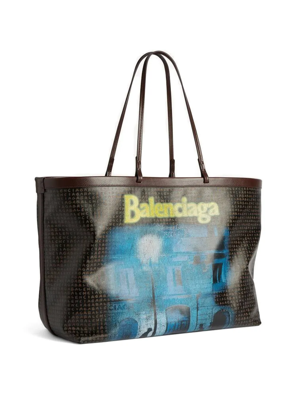 Balenciaga Select Tote Bag Large in Brown, view 3