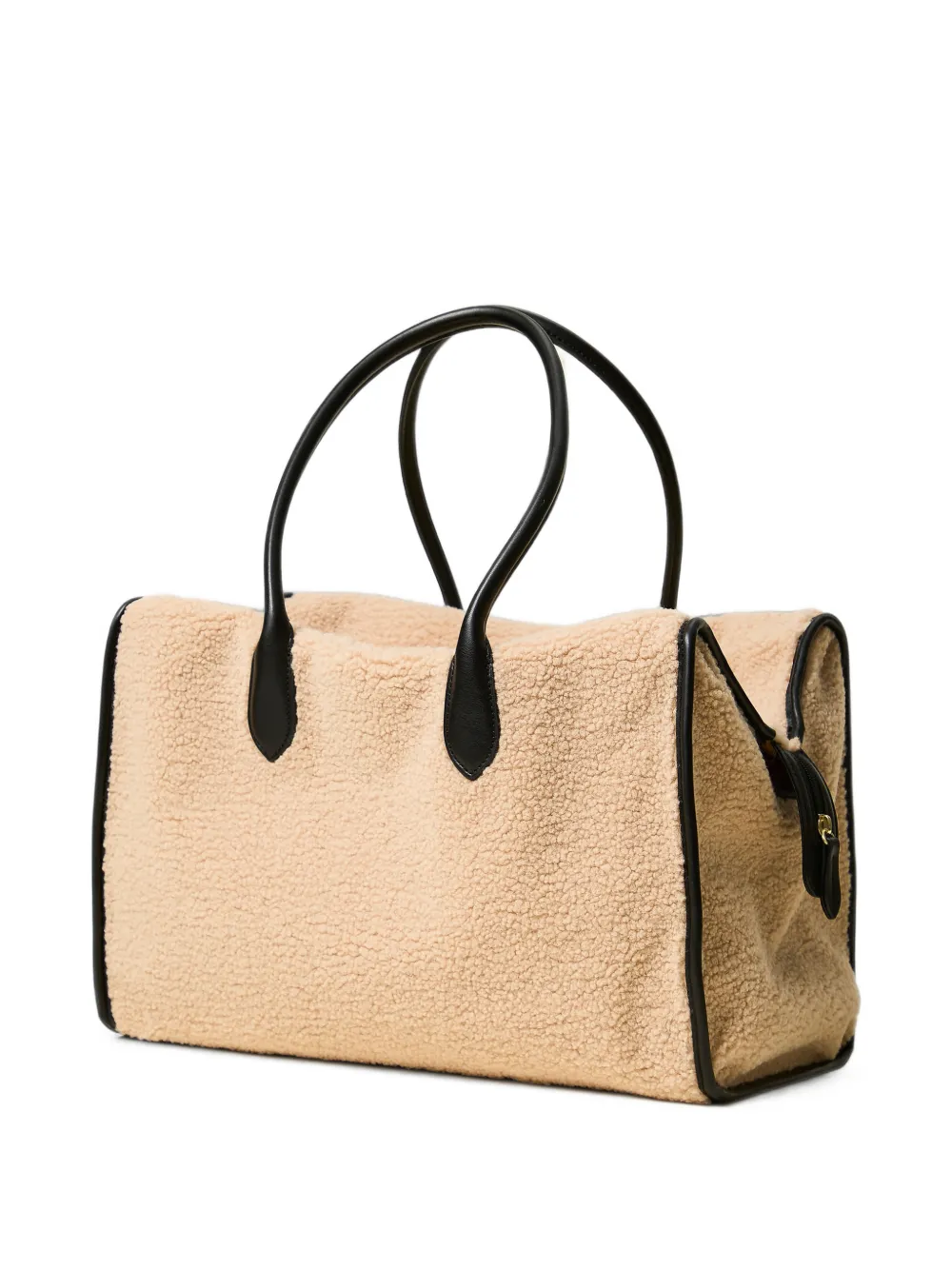 TWINSET Shopper met biesafwerking Beige