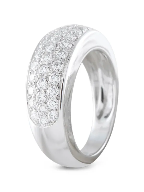 Van Cleef & Arpels Pre-owned Diamond-embellished Ring in Silver