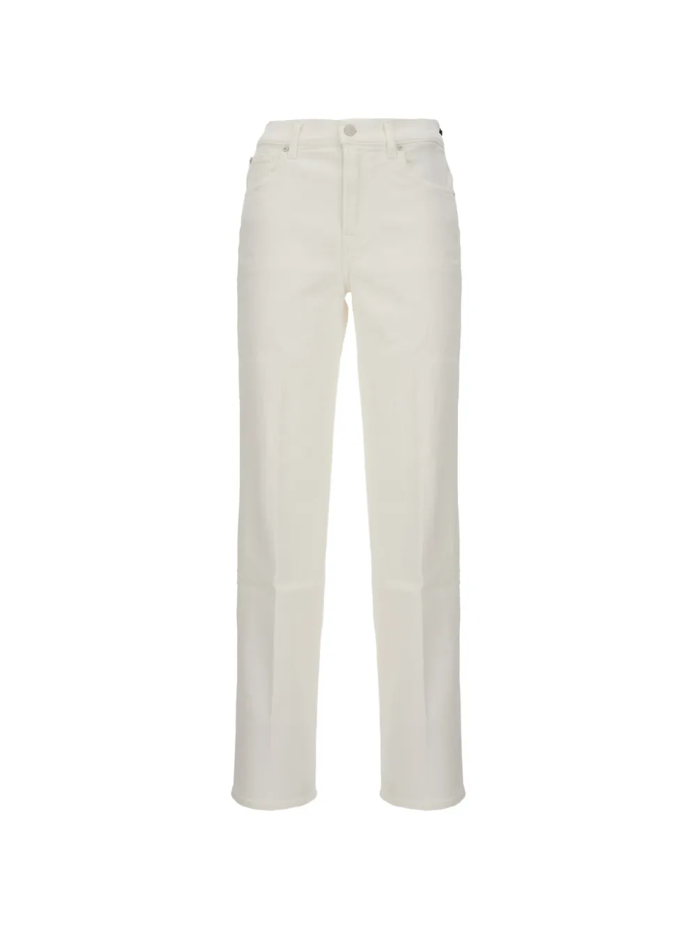 7 For All Mankind five-pocket straight-leg jeans - Bianco
