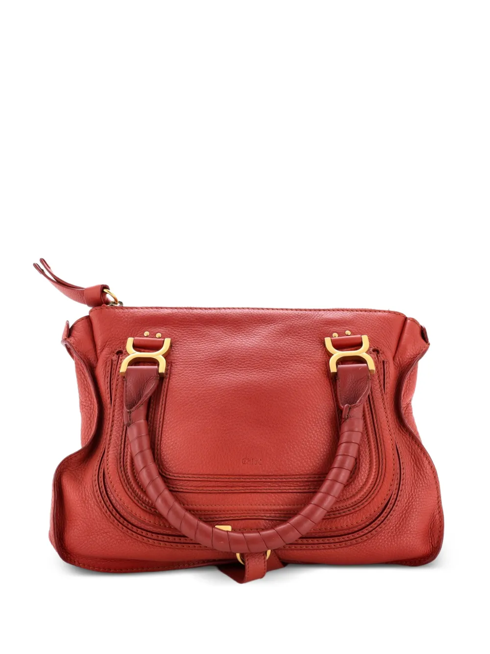 Chloé Pre-Owned Mittelgroße Marcie Schultertasche - Rot