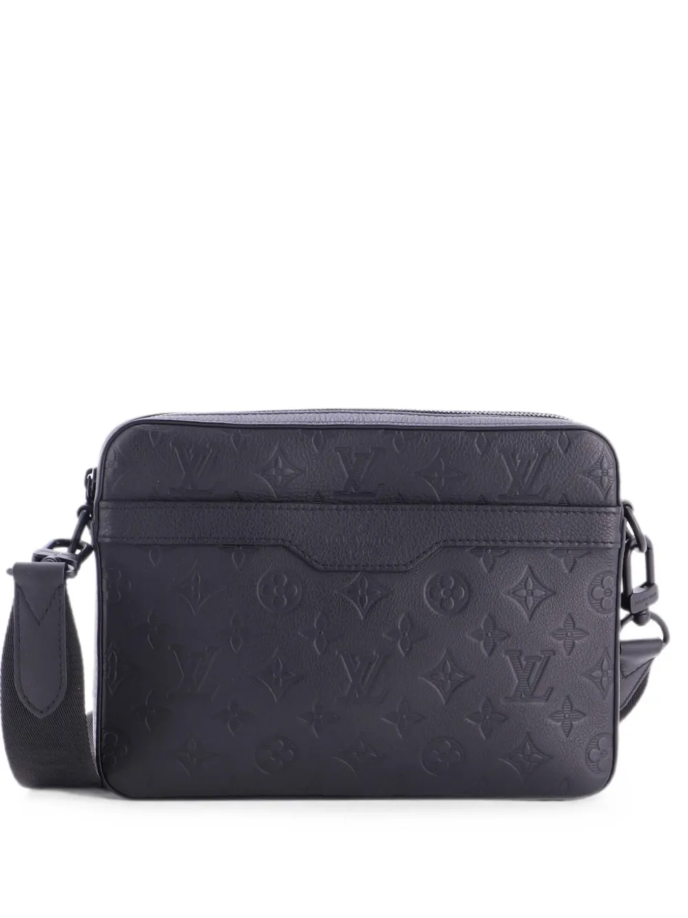 Louis Vuitton Pre-Owned Trio Monogram Shadow Umhängetasche - Schwarz