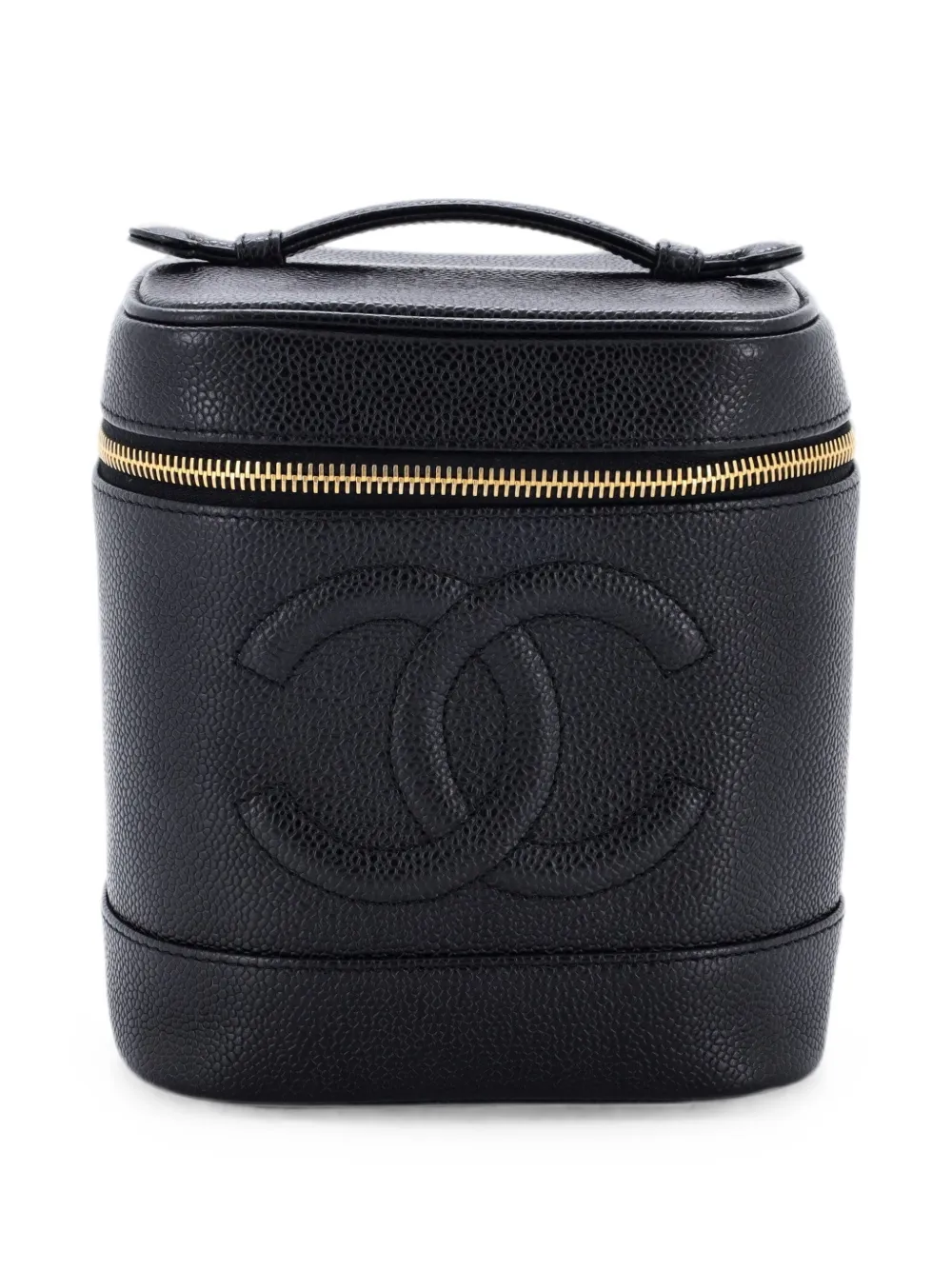 CHANEL Pre-Owned Trousse make up Timeless in pelle Caviar - Nero