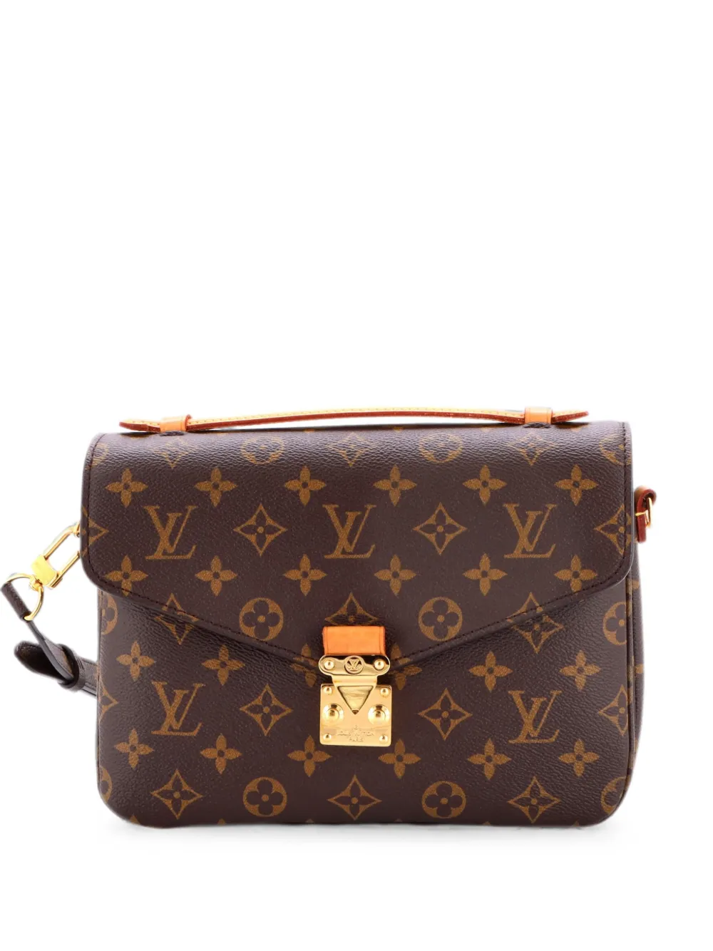 Louis Vuitton Pre-Owned Borsa a tracolla Pochette Metis in tela con monogramma - Marrone