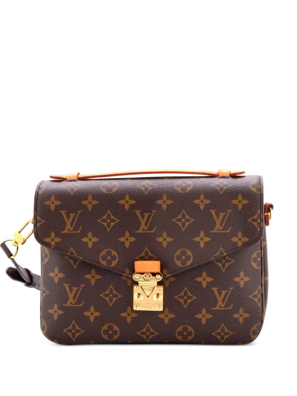 Louis Vuitton Pre-Owned Borsa a tracolla Pochette Metis in tela con monogramma - Marrone