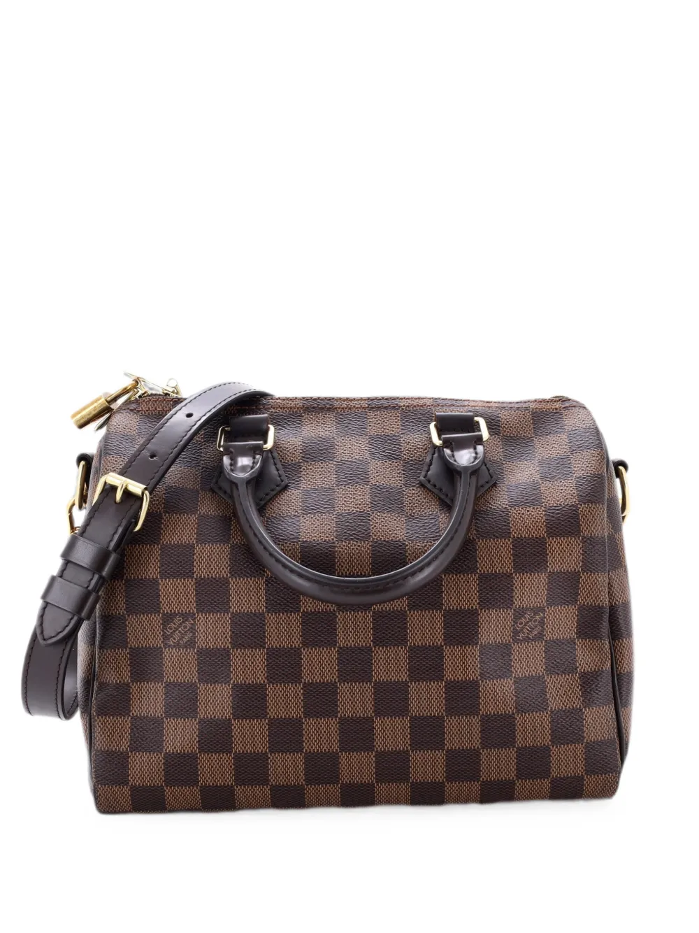 Louis Vuitton Pre-Owned Speedy Bandouliere Bag Damier 25 satchel - Braun