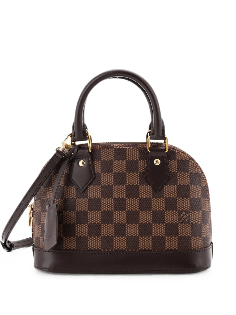 Louis Vuitton Pre-Owned Borsa a spalla Alma Damier BB - Marrone