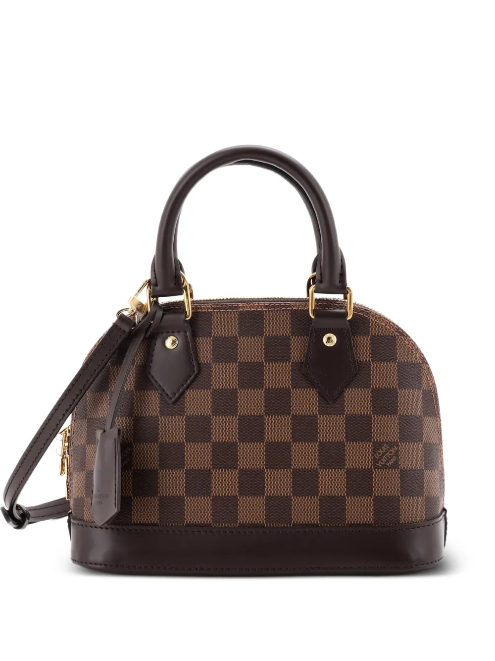 Louis Vuitton Pre-Owned Borsa a spalla Alma Damier BB - Marrone