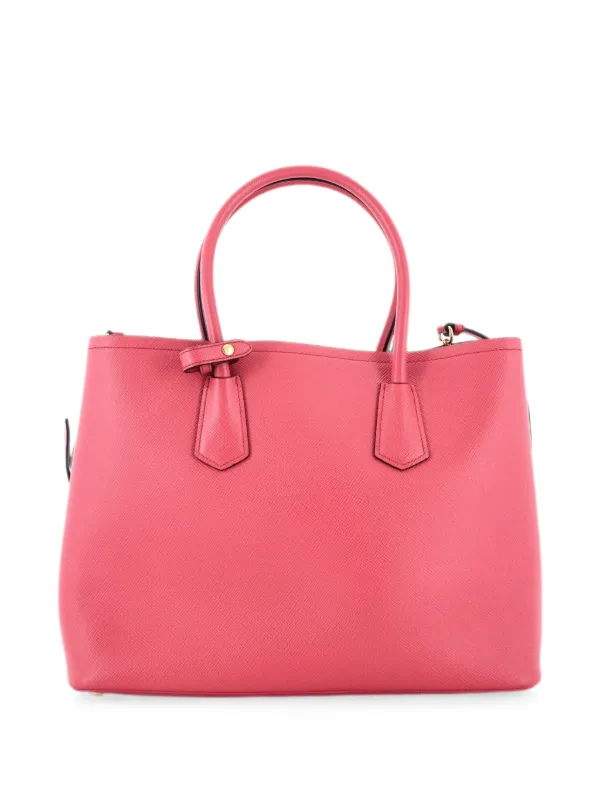 Prada Pre-Owned キュイル ダブル サフィアーノレザー ミディアム 