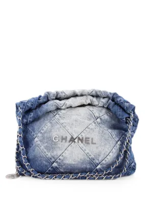 CHANEL Pre-Owned 2020 クラシック フラップ デニムショルダーバッグ
