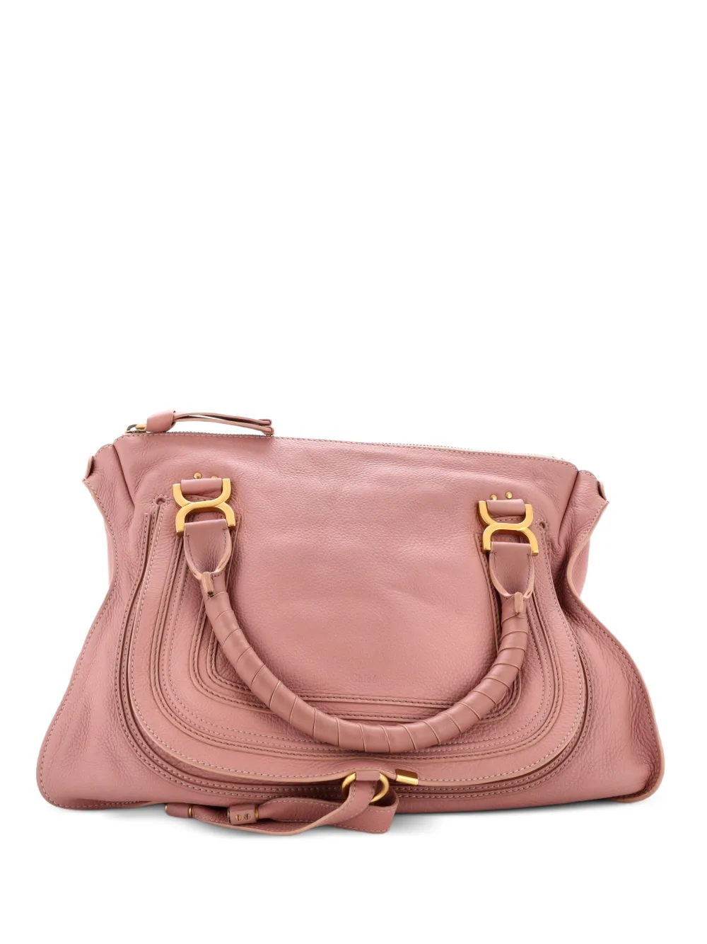 Chloé Pre-Owned Borsa a spalla Marcie grande in pelle - Rosa