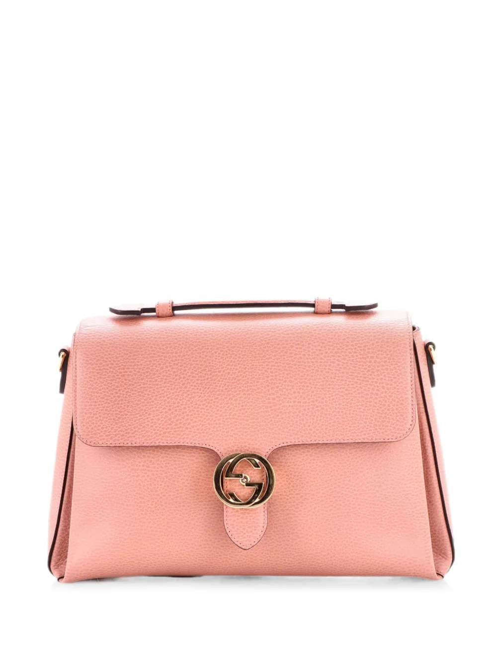 Gucci Pre-Owned Borsa a spalla GG media in pelle con manico - Rosa