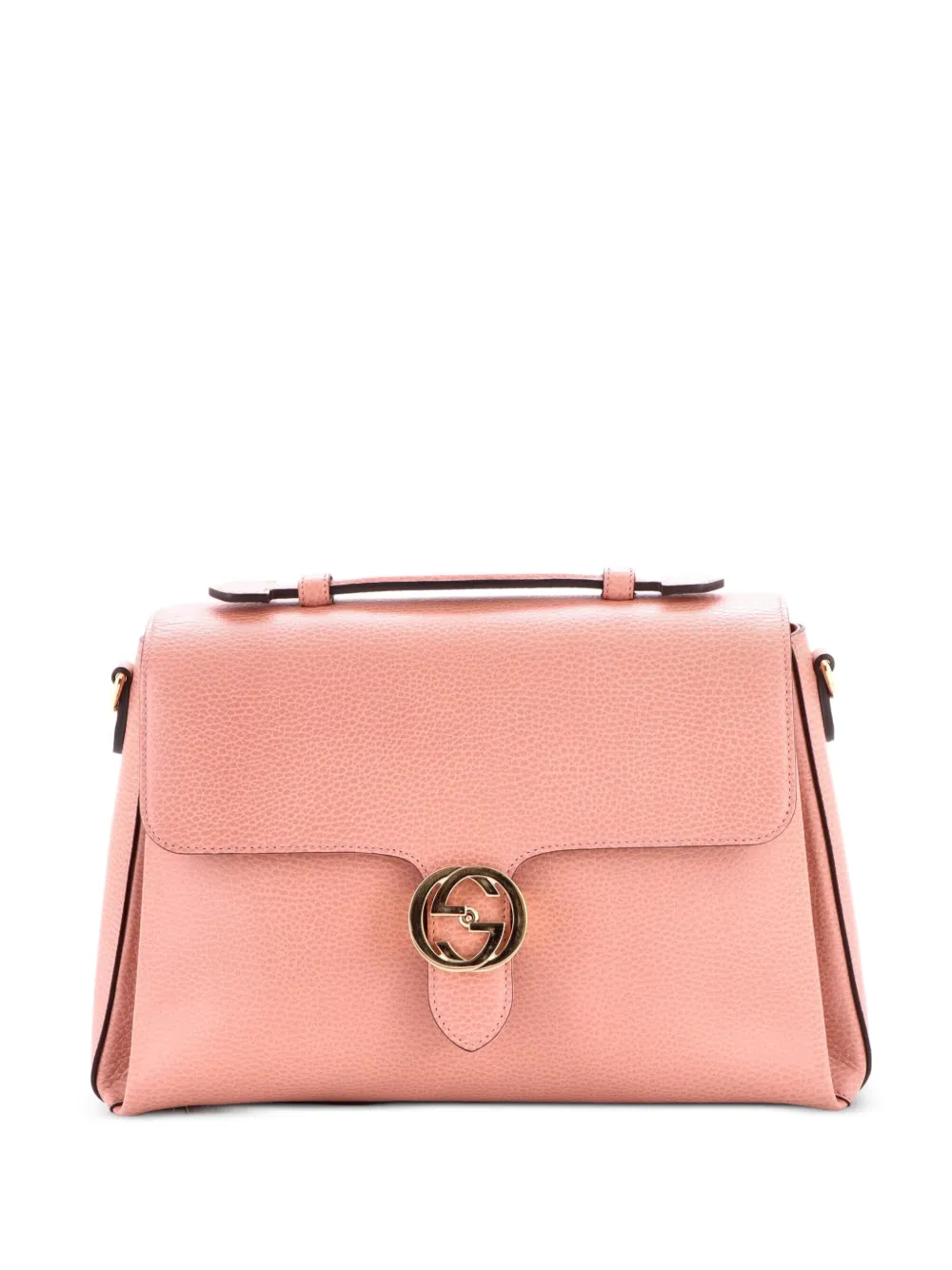 Gucci Pre-Owned Borsa a spalla GG media in pelle con manico - Rosa