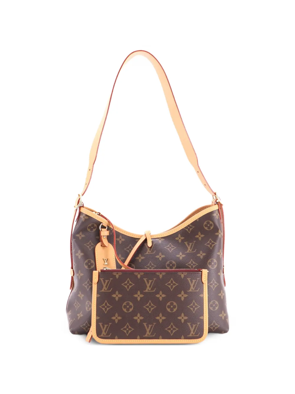 Louis Vuitton Pre-Owned CarryAll Monogram Canvas PM hobo bag - Brown