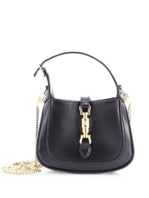 Gucci Pre-Owned شنطة هلالية 'جاكي 1961' جلد صغيرة جدًا بسلسلة