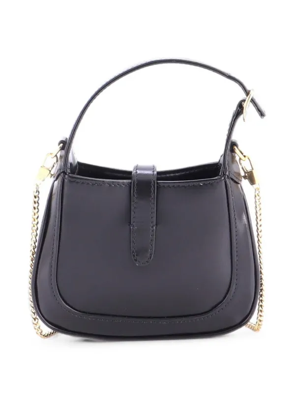 Gucci Pre-Owned ジャッキー1961 チェーン レザー スーパー ミニ
